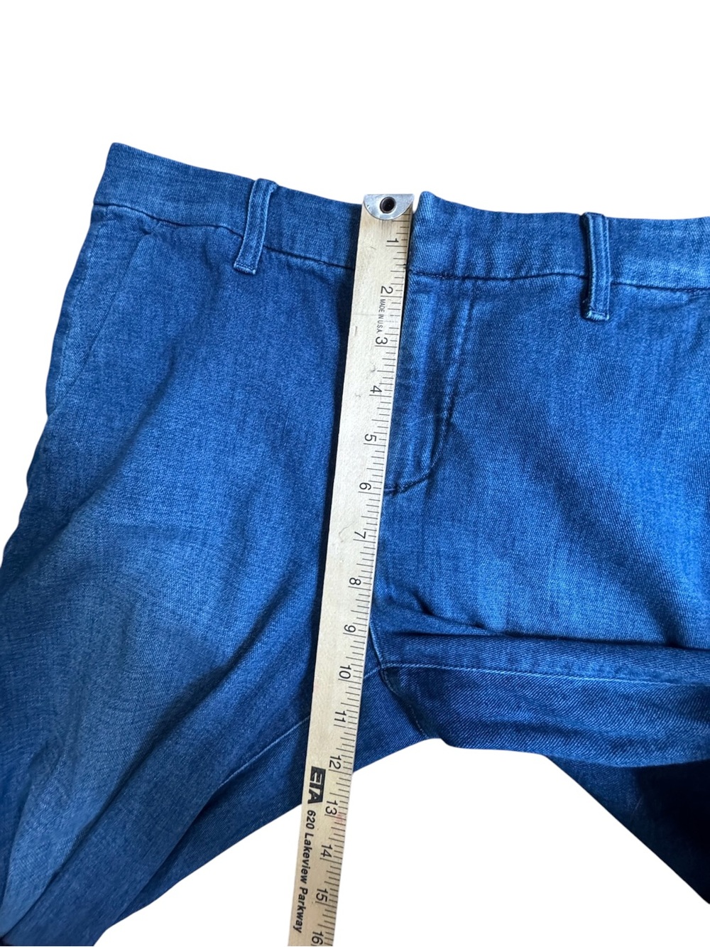 Frank & Eileen Westport Wide Leg Chino Jeans Sz 2 runs large fits like a Sz 4-6 - Picture 8 of 11